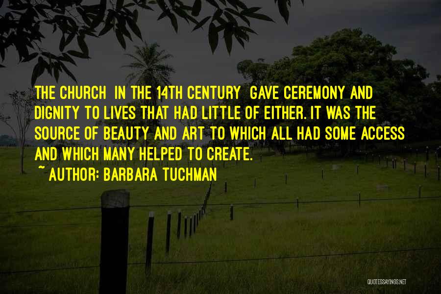 Beauty In Art Quotes By Barbara Tuchman