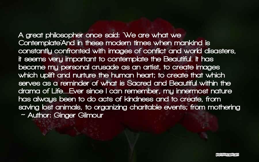 Beauty In Art Quotes By Ginger Gilmour