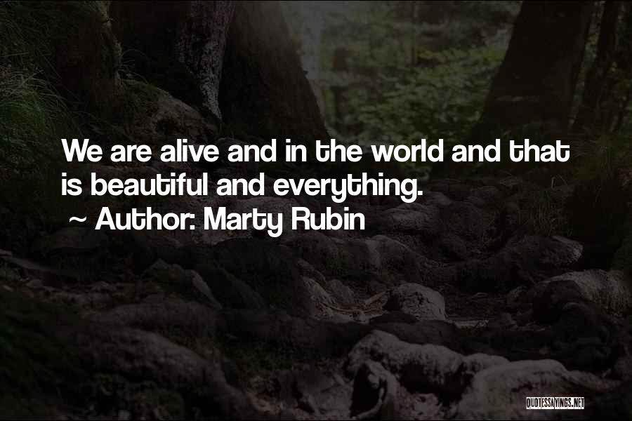Beauty In Everything Quotes By Marty Rubin