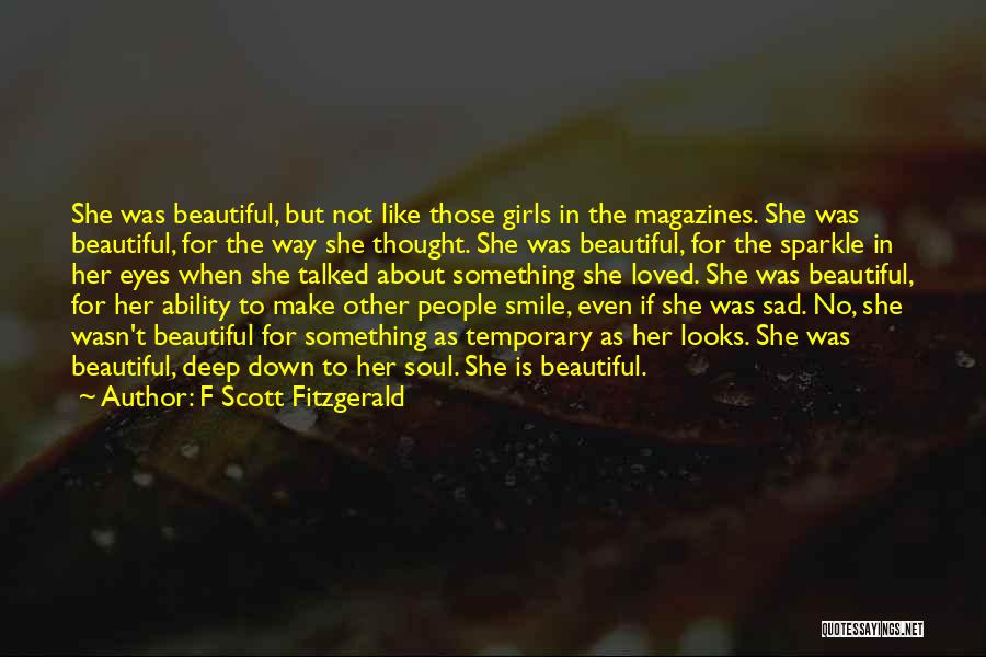 Beauty In Her Eyes Quotes By F Scott Fitzgerald