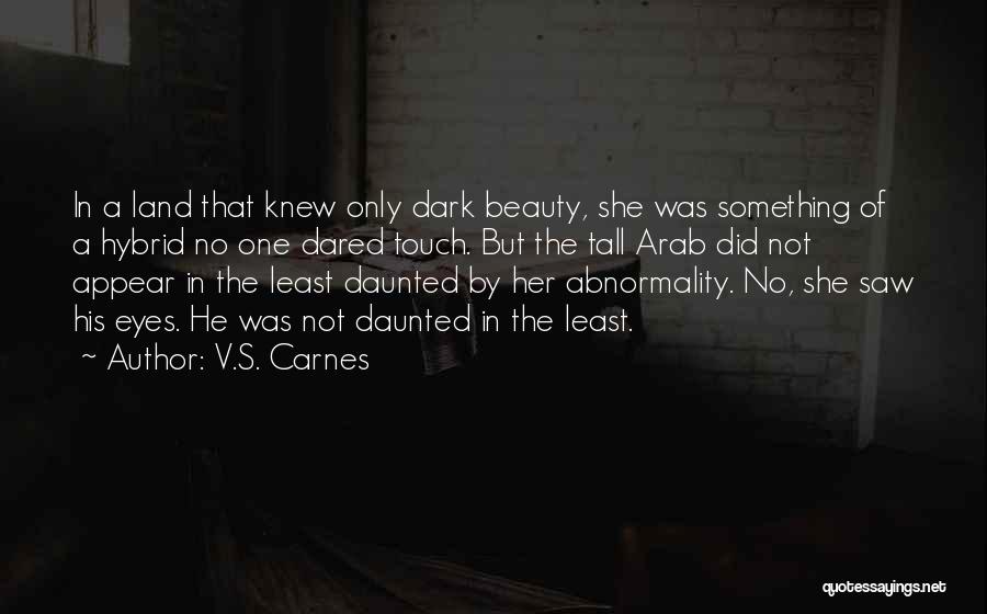 Beauty In Her Eyes Quotes By V.S. Carnes