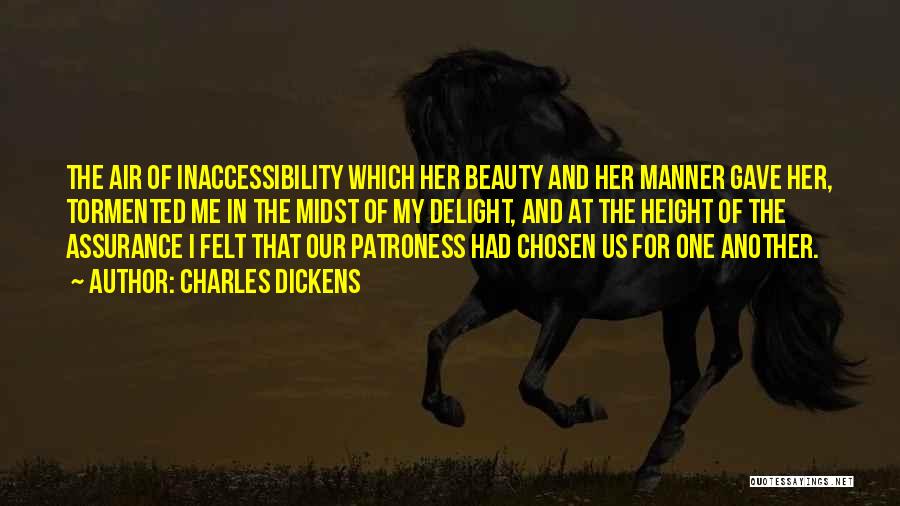 Beauty In Her Quotes By Charles Dickens
