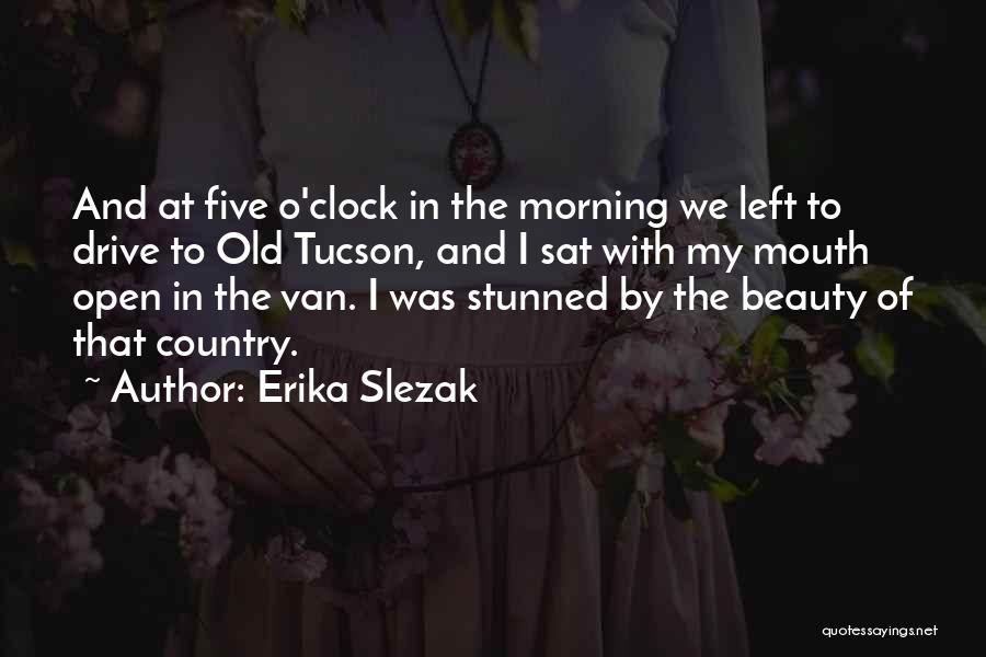 Beauty In The Morning Quotes By Erika Slezak