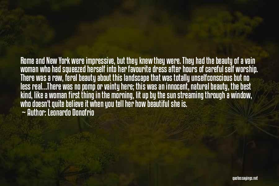 Beauty In The Morning Quotes By Leonardo Donofrio