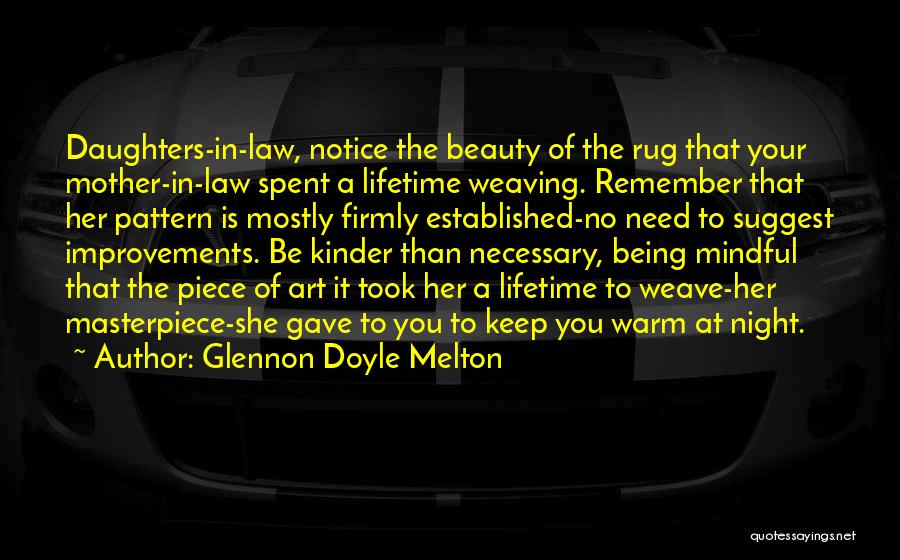 Beauty In The Night Quotes By Glennon Doyle Melton