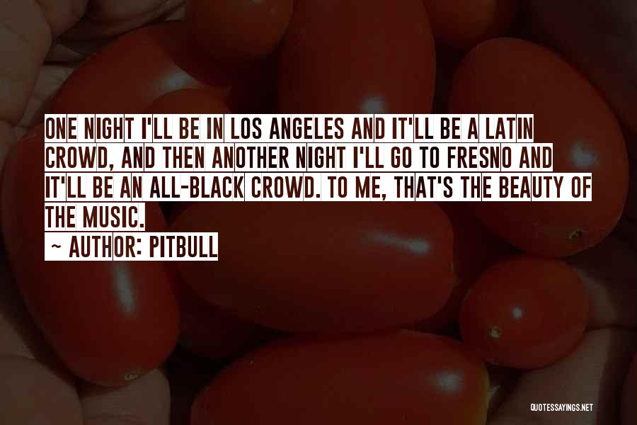 Beauty In The Night Quotes By Pitbull