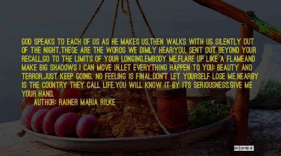 Beauty In The Night Quotes By Rainer Maria Rilke