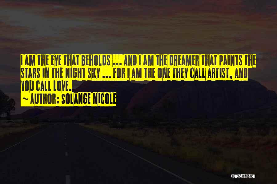 Beauty In The Night Quotes By Solange Nicole
