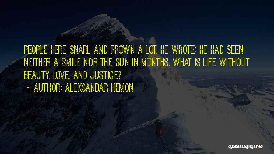 Beauty In Your Smile Quotes By Aleksandar Hemon