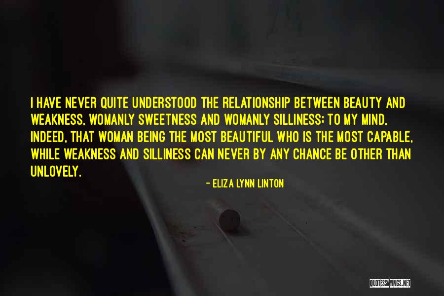 Beauty Indeed Quotes By Eliza Lynn Linton