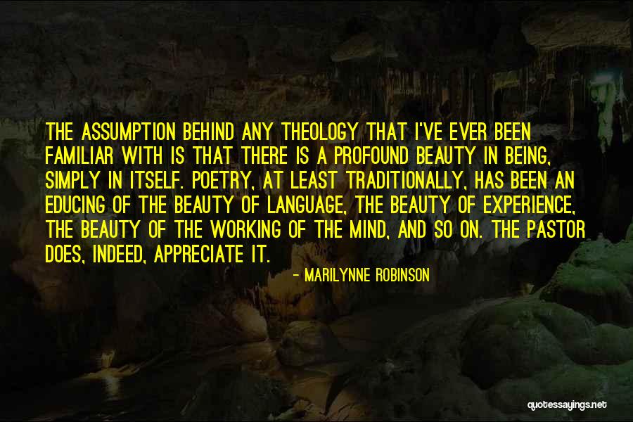 Beauty Indeed Quotes By Marilynne Robinson