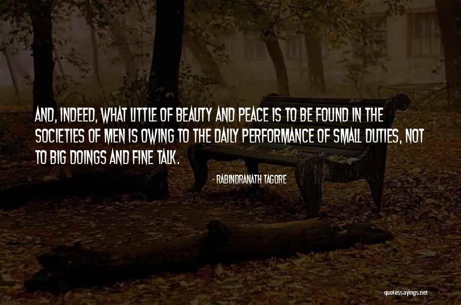 Beauty Indeed Quotes By Rabindranath Tagore