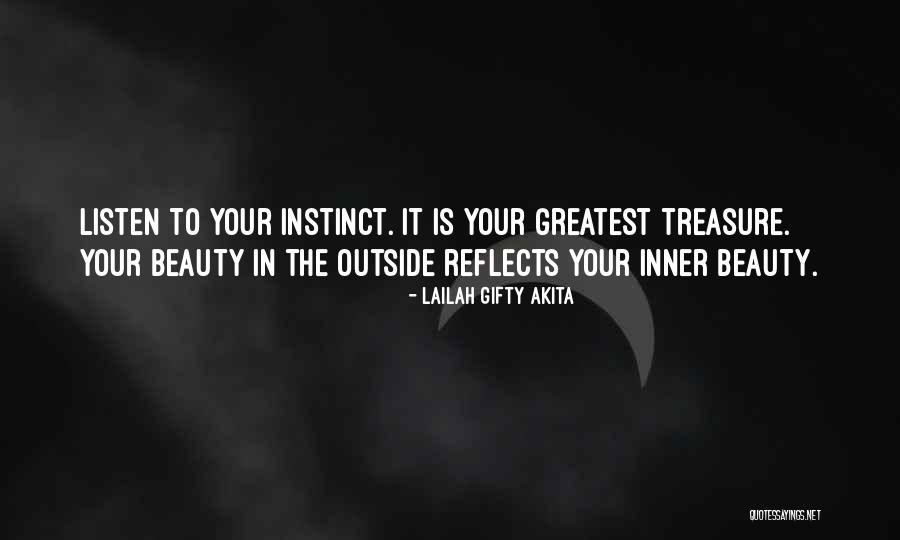 Beauty Inner Quotes By Lailah Gifty Akita