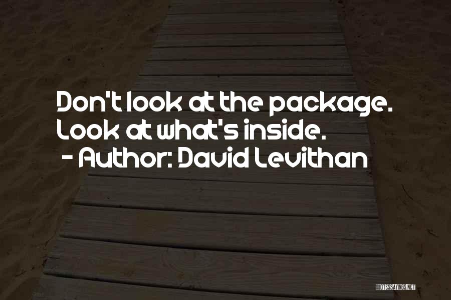 Beauty Inside Quotes By David Levithan