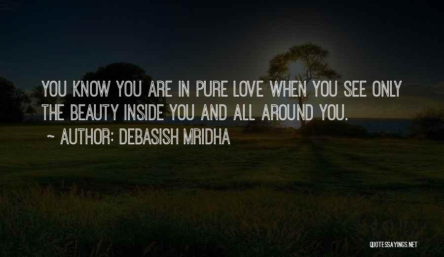 Beauty Inside You Quotes By Debasish Mridha