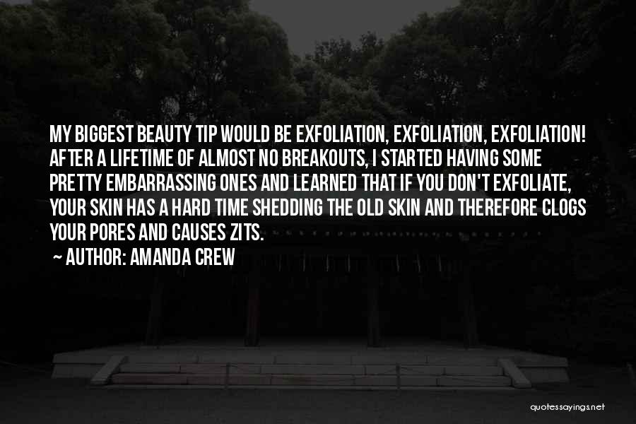 Beauty Is Embarrassing Quotes By Amanda Crew