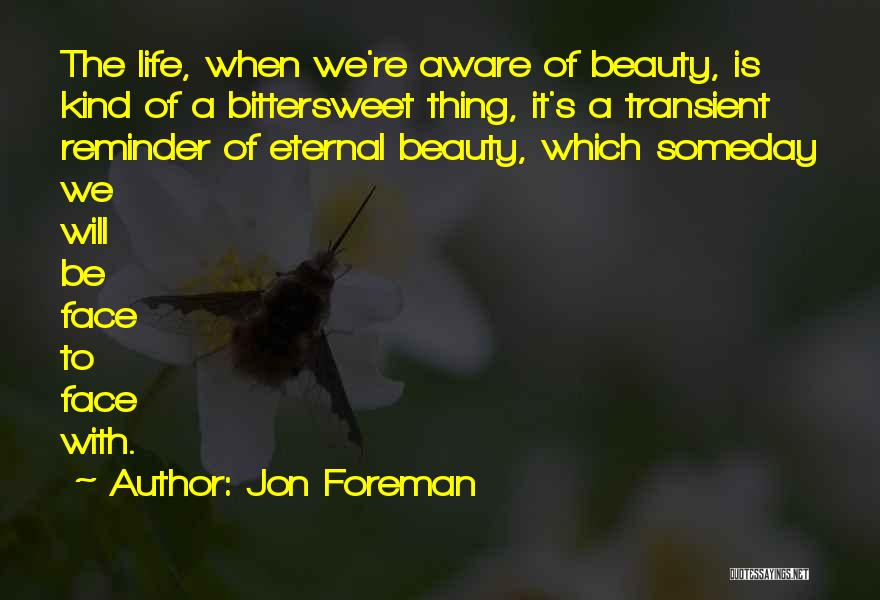 Beauty Is Eternal Quotes By Jon Foreman