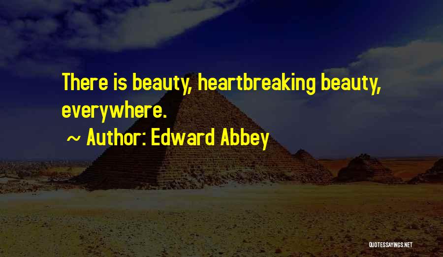 Beauty Is Everywhere Quotes By Edward Abbey