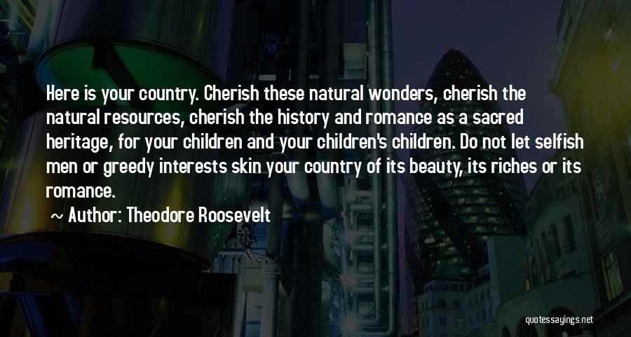 Beauty Is Natural Quotes By Theodore Roosevelt