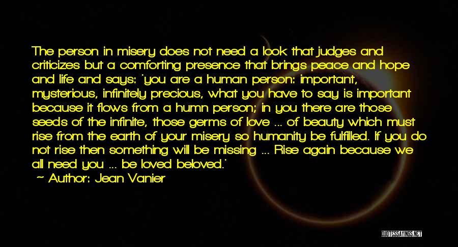 Beauty Is Not Important Quotes By Jean Vanier