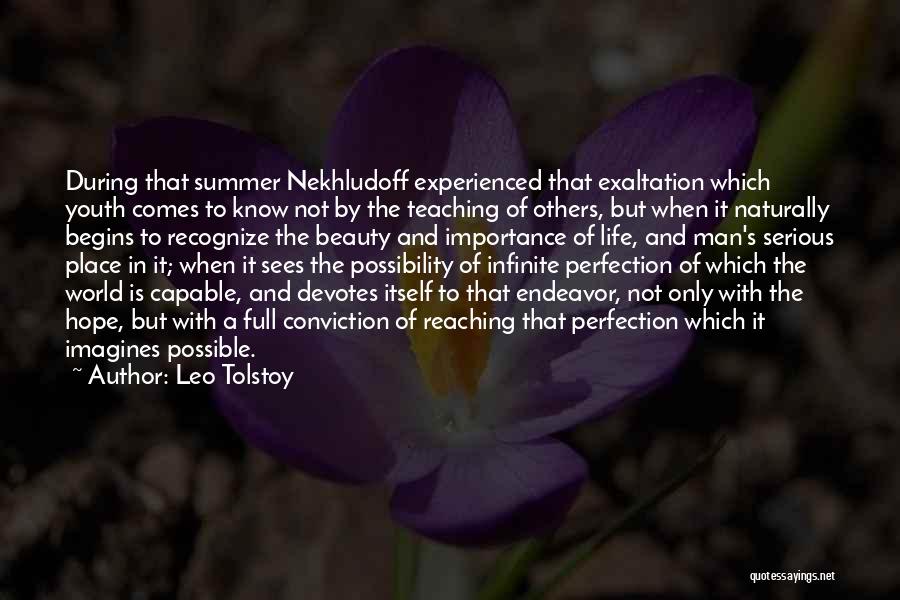 Beauty Is Not Perfection Quotes By Leo Tolstoy