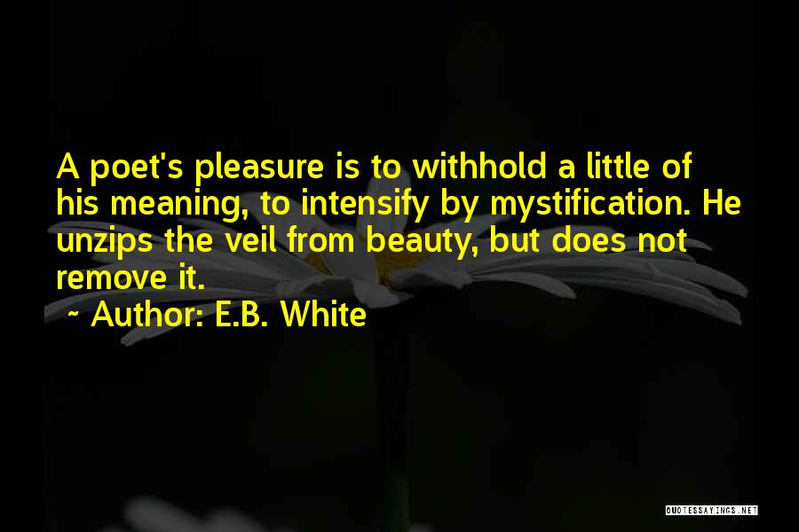 Beauty Is Not Quotes By E.B. White