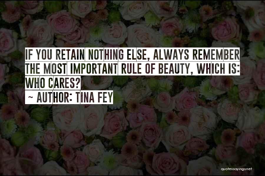 Beauty Is Nothing Quotes By Tina Fey