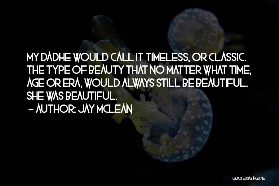 Beauty Is Timeless Quotes By Jay McLean