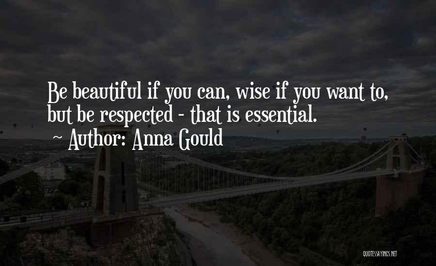 Beauty Is You Quotes By Anna Gould