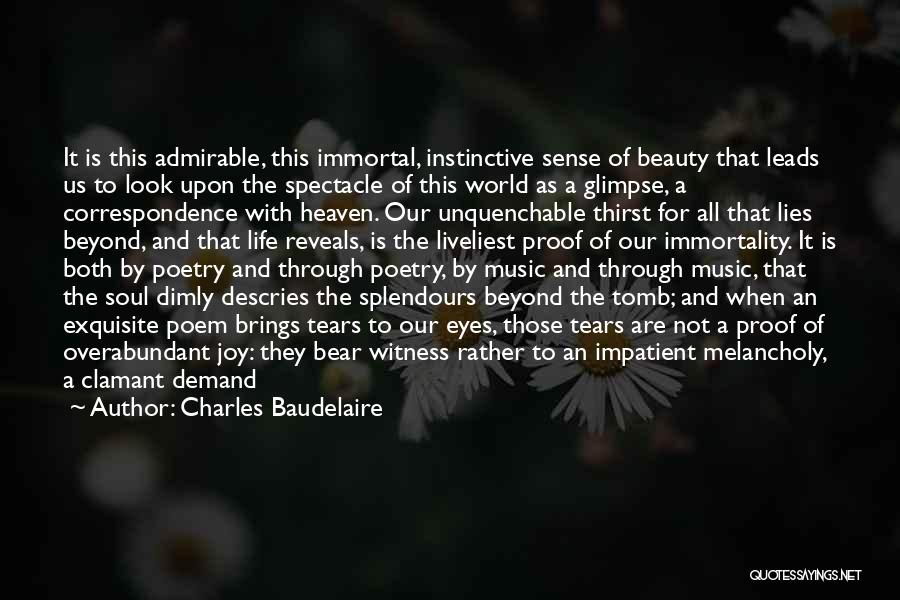 Beauty Lies In Nature Quotes By Charles Baudelaire