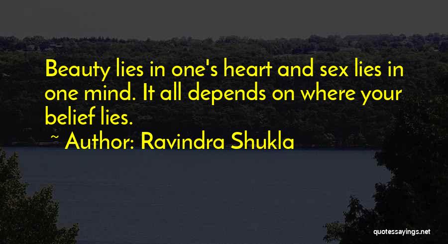 Beauty Lies Quotes By Ravindra Shukla