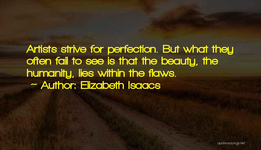 Beauty Lies Within Quotes By Elizabeth Isaacs