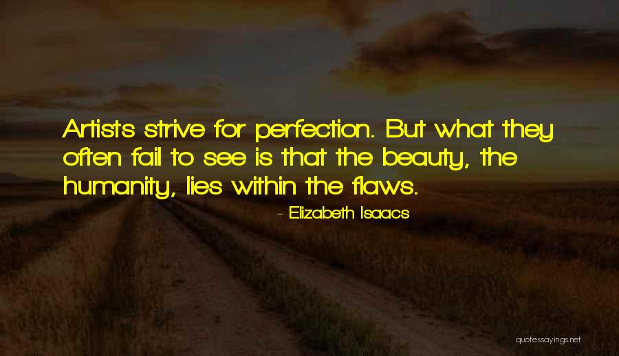 Beauty Lies Within Quotes By Elizabeth Isaacs