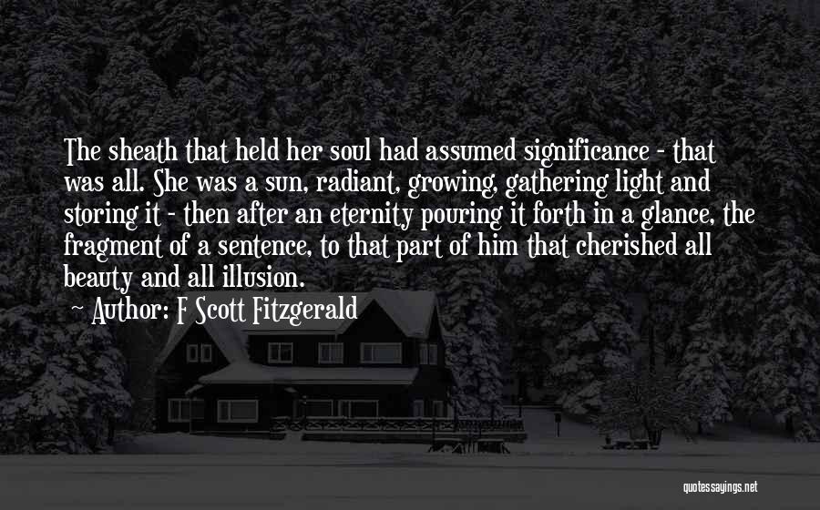 Beauty Light Quotes By F Scott Fitzgerald