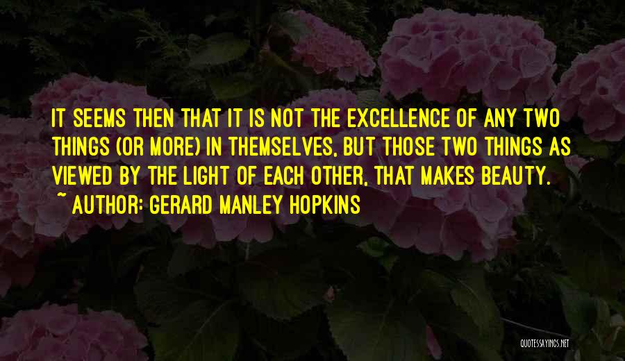 Beauty Light Quotes By Gerard Manley Hopkins