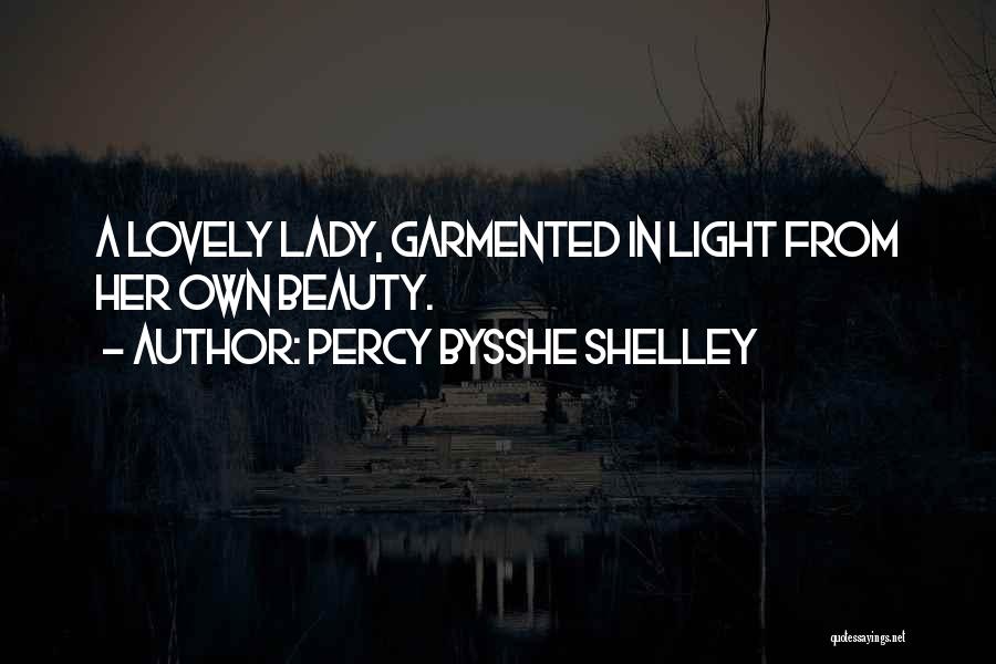 Beauty Light Quotes By Percy Bysshe Shelley