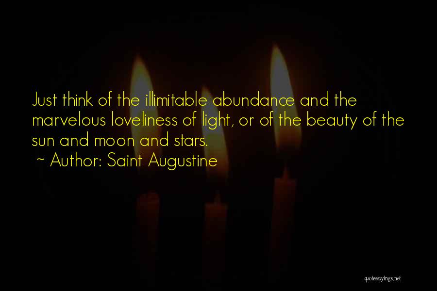 Beauty Light Quotes By Saint Augustine