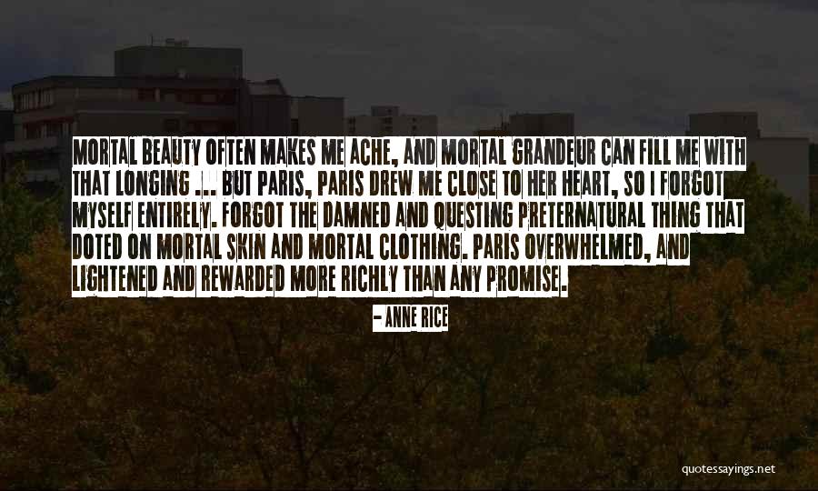 Beauty Longing Quotes By Anne Rice Beauty Longing Quotes By Anne Rice