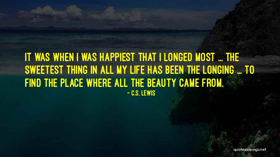 Beauty Longing Quotes By C.S. Lewis Beauty Longing Quotes By C.S. Lewis