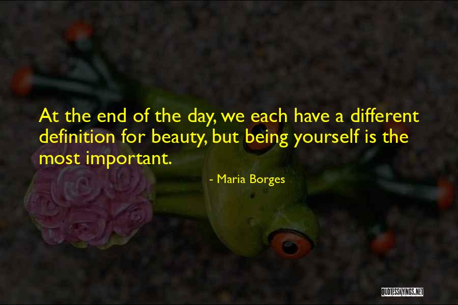 Beauty Not Being Important Quotes By Maria Borges Beauty Not Being Important Quotes By Maria Borges