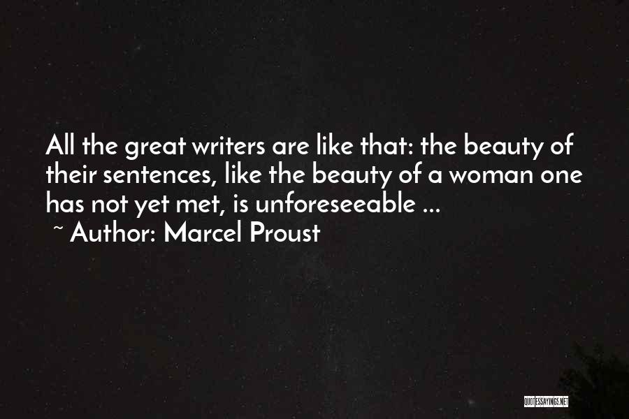 Beauty Of A Woman Quotes By Marcel Proust