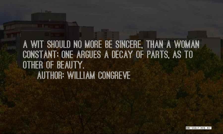 Beauty Of A Woman Quotes By William Congreve