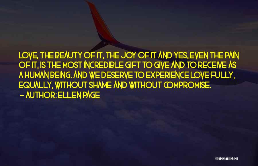 Beauty Of Human Life Quotes By Ellen Page Beauty Of Human Life Quotes By Ellen Page
