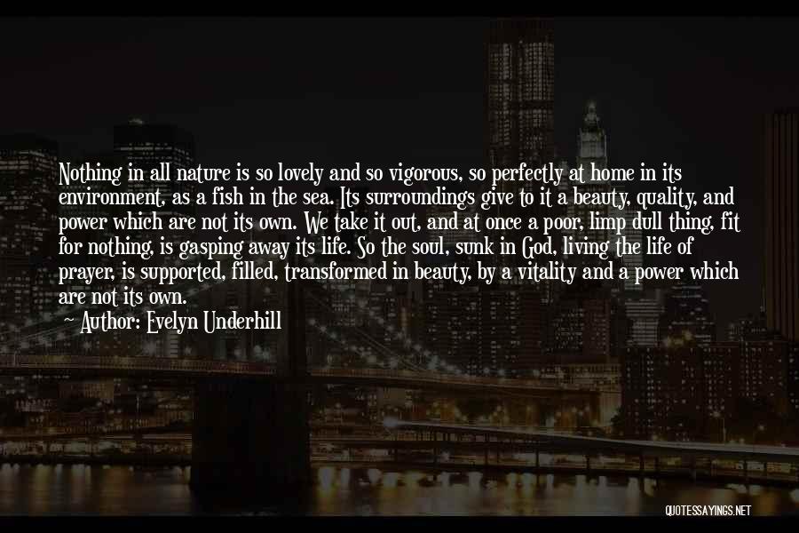 Beauty Of Nature And Life Quotes By Evelyn Underhill