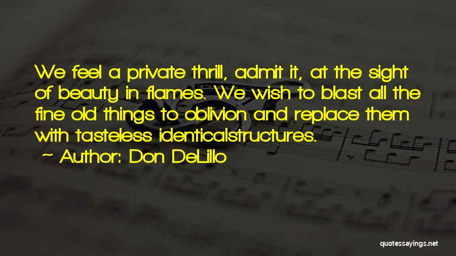 Beauty Of Old Things Quotes By Don DeLillo