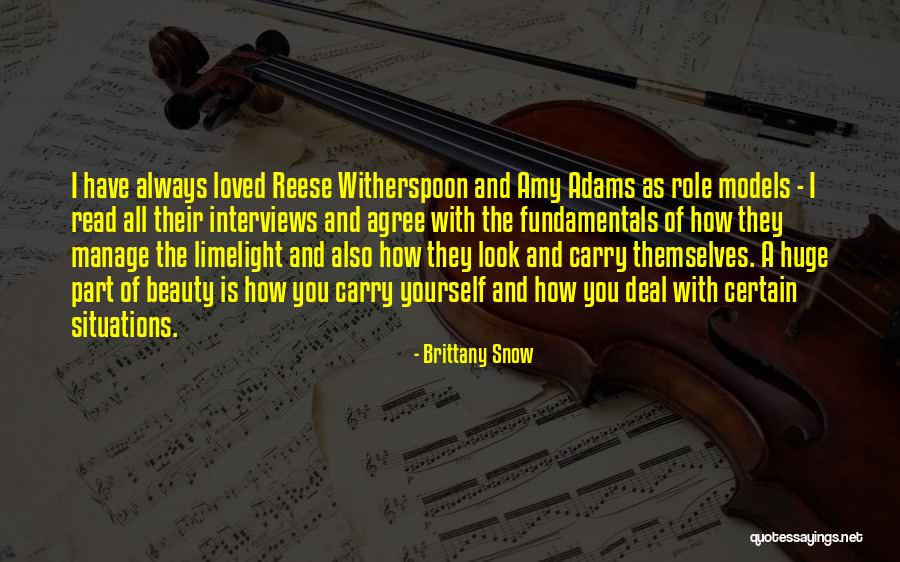 Beauty Of Snow Quotes By Brittany Snow Beauty Of Snow Quotes By Brittany Snow