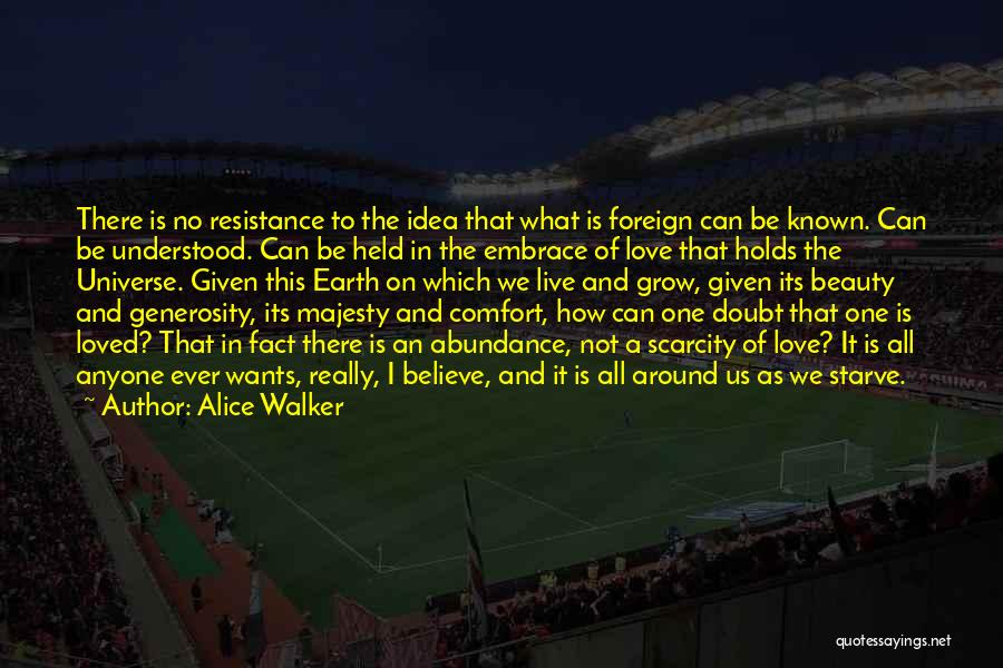 Beauty On Earth Quotes By Alice Walker