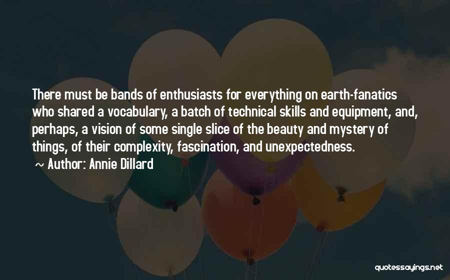 Beauty On Earth Quotes By Annie Dillard