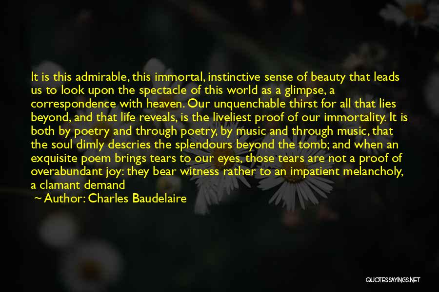 Beauty On Earth Quotes By Charles Baudelaire