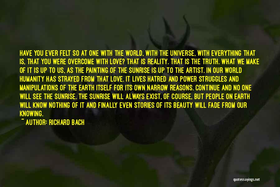 Beauty On Earth Quotes By Richard Bach